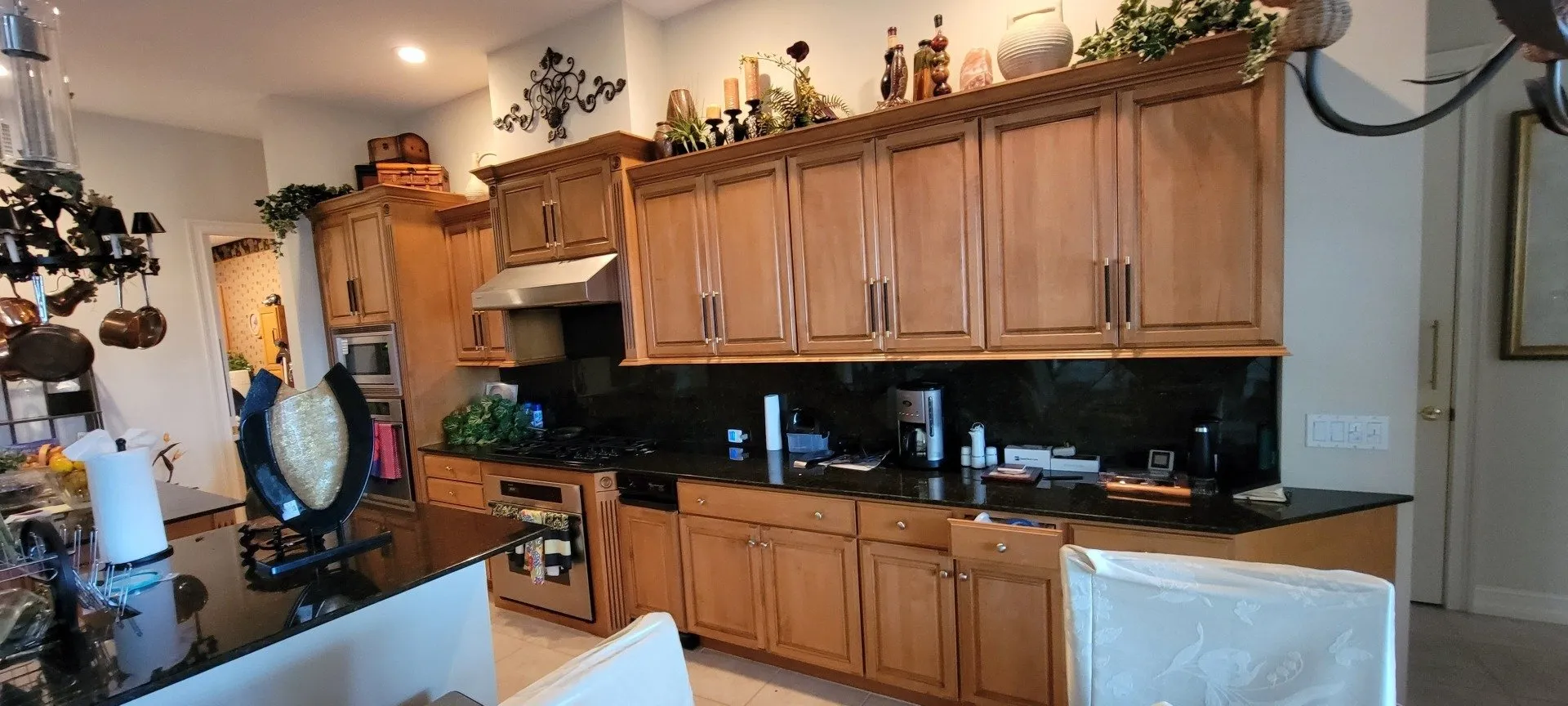 before cabinet painting